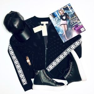 MICHAEL KORS Bomber Track Jacket